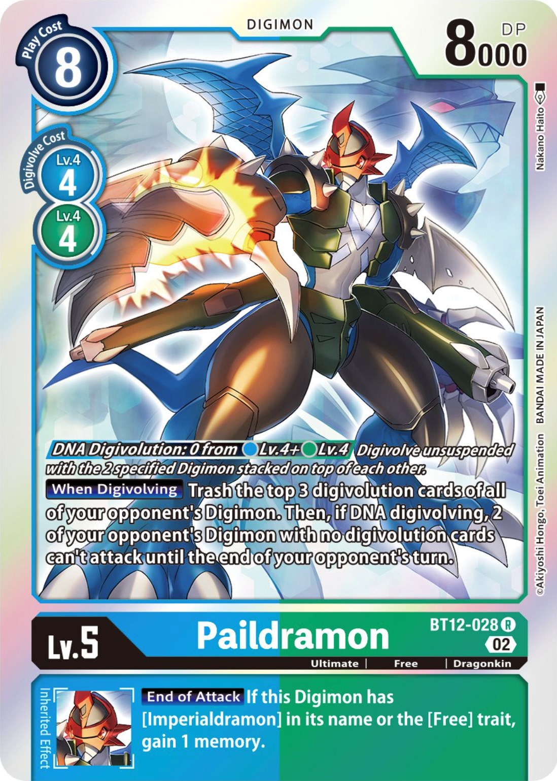 Paildramon [BT12-028] [Across Time] | Red Riot Games CA