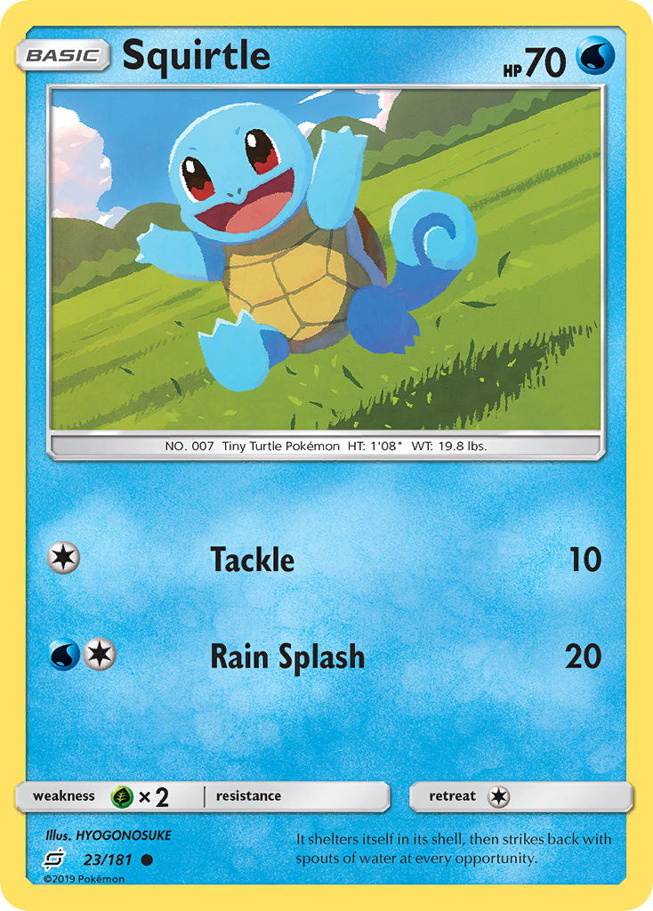 Squirtle (23/181) [Sun & Moon: Team Up] | Red Riot Games CA