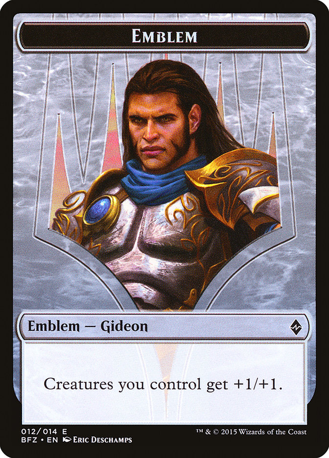 Gideon, Ally of Zendikar Emblem [Battle for Zendikar Tokens] | Red Riot Games CA
