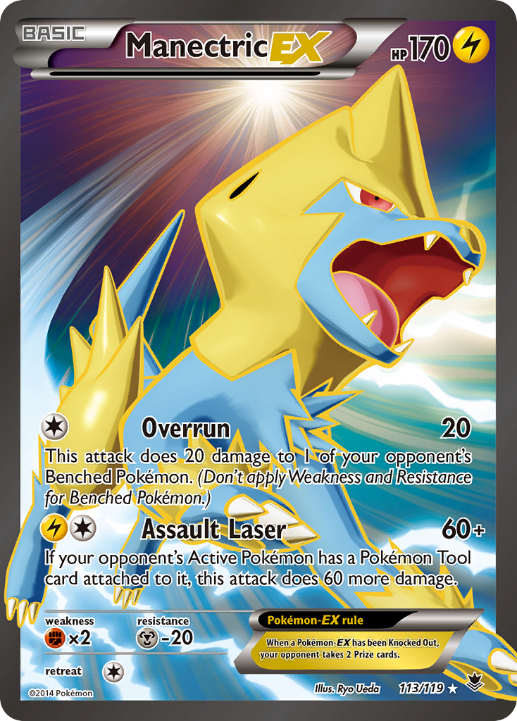 Manectric EX (113/119) [XY: Phantom Forces] | Red Riot Games CA