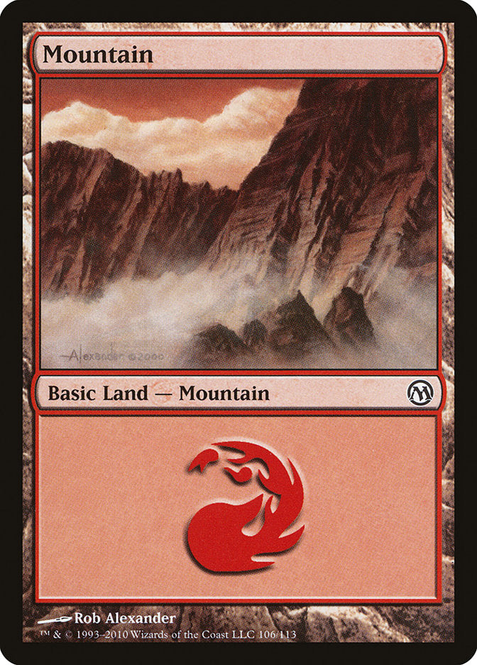 Mountain (106) [Duels of the Planeswalkers] | Red Riot Games CA