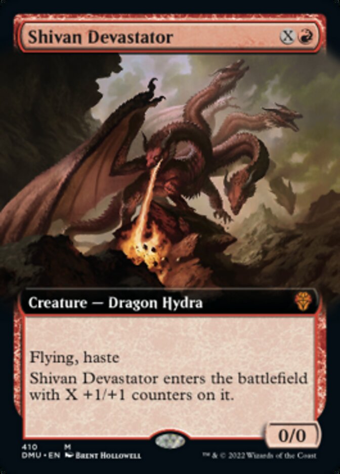Shivan Devastator (Extended Art) [Dominaria United] | Red Riot Games CA