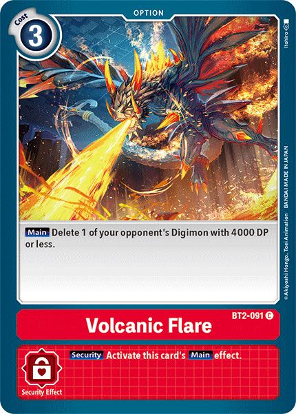 Volcanic Flare [BT2-091] [Release Special Booster Ver.1.5] | Red Riot Games CA