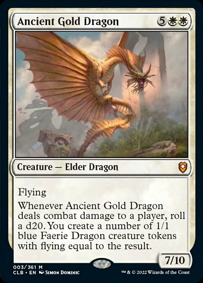 Ancient Gold Dragon [Commander Legends: Battle for Baldur's Gate] | Red Riot Games CA