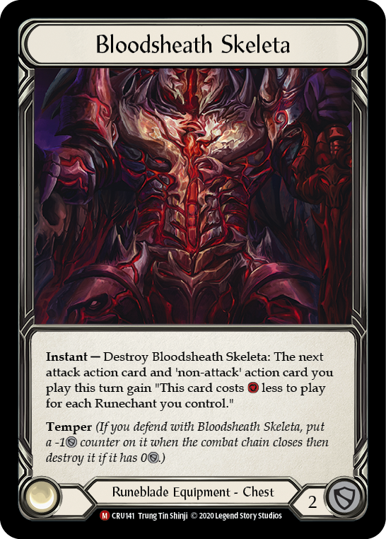 Bloodsheath Skeleta [CRU141] (Crucible of War)  1st Edition Cold Foil | Red Riot Games CA