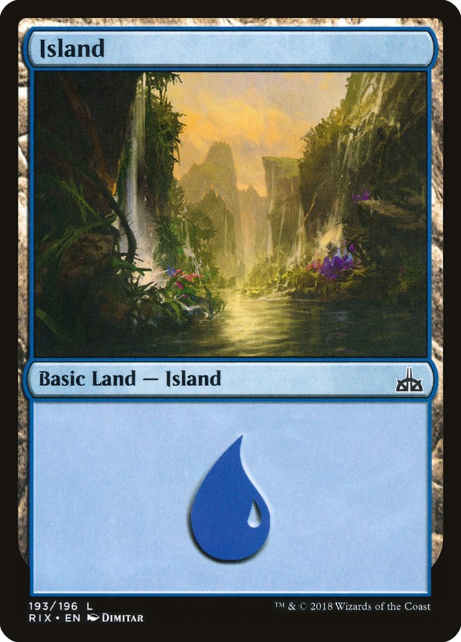 Island (193) [Rivals of Ixalan] | Red Riot Games CA