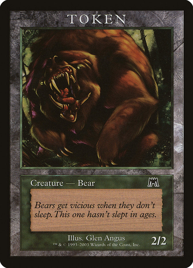 Bear Token [Magic Player Rewards 2003] | Red Riot Games CA