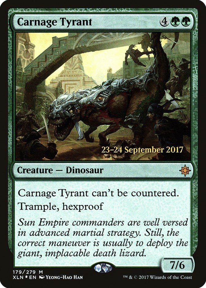 Carnage Tyrant [Ixalan Prerelease Promos] | Red Riot Games CA