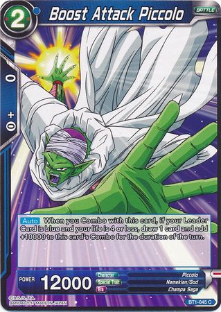 Boost Attack Piccolo (BT1-045) [Galactic Battle] | Red Riot Games CA