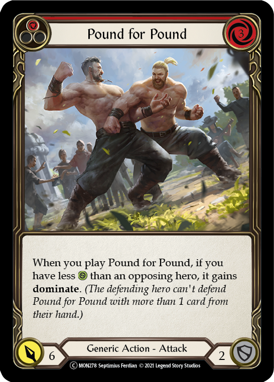 Pound for Pound (Red) [U-MON278] (Monarch Unlimited)  Unlimited Normal | Red Riot Games CA