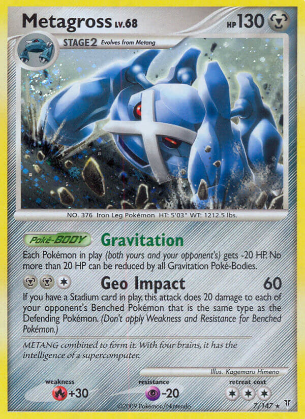 Metagross (7/147) (Cracked Ice Holo) (Blister Exclusive) [Platinum: Supreme Victors] | Red Riot Games CA