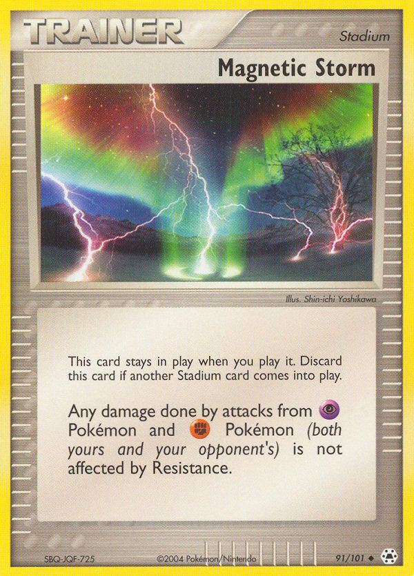 Magnetic Storm (91/101) [EX: Hidden Legends] | Red Riot Games CA