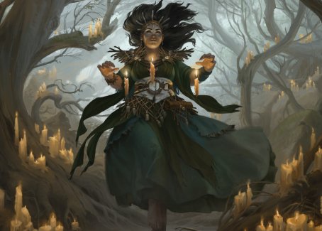 Candlegrove Witch 1 Art Card [Innistrad: Midnight Hunt Art Series] | Red Riot Games CA