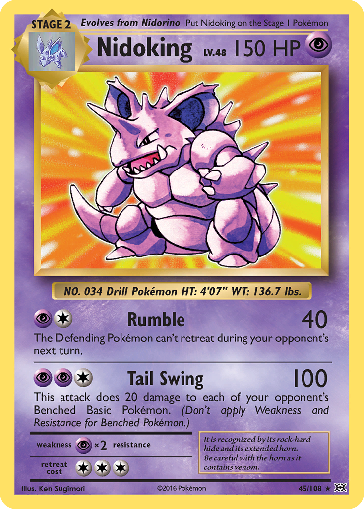 Nidoking (45/108) [XY: Evolutions] | Red Riot Games CA