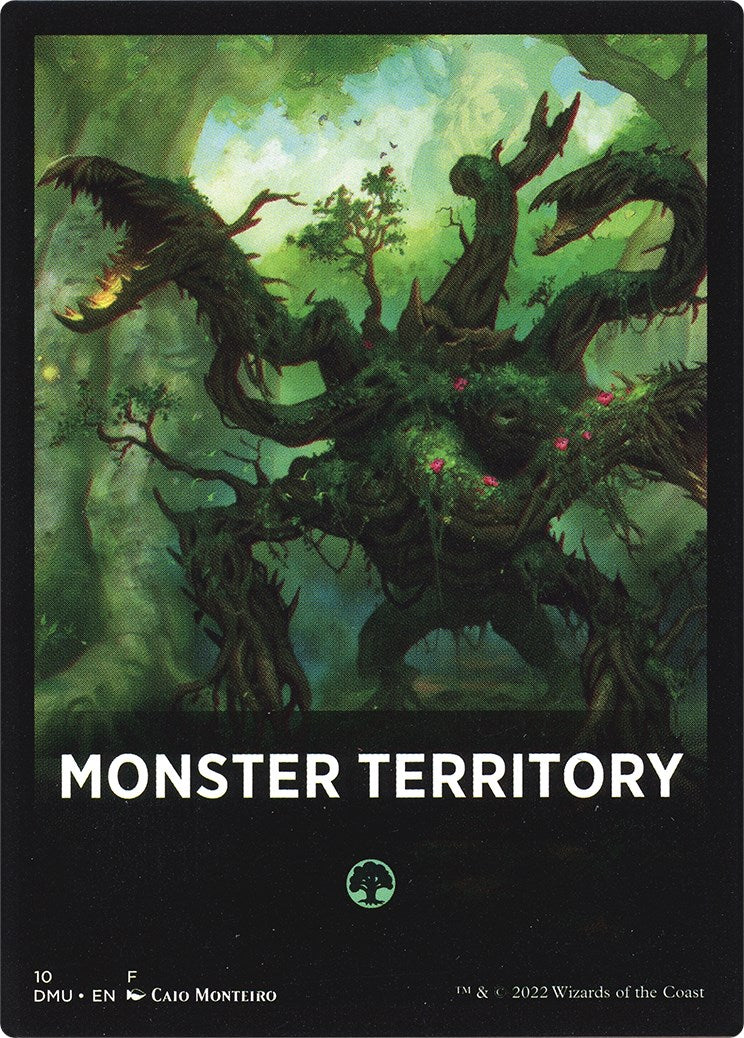 Monster Territory Theme Card [Dominaria United Tokens] | Red Riot Games CA