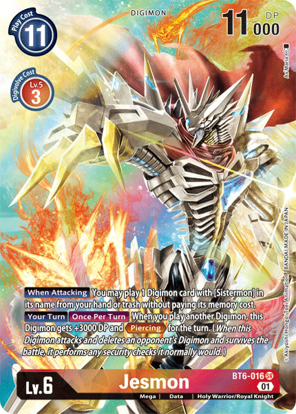 Jesmon [BT6-016] (Alternate Art) [Double Diamond] | Red Riot Games CA