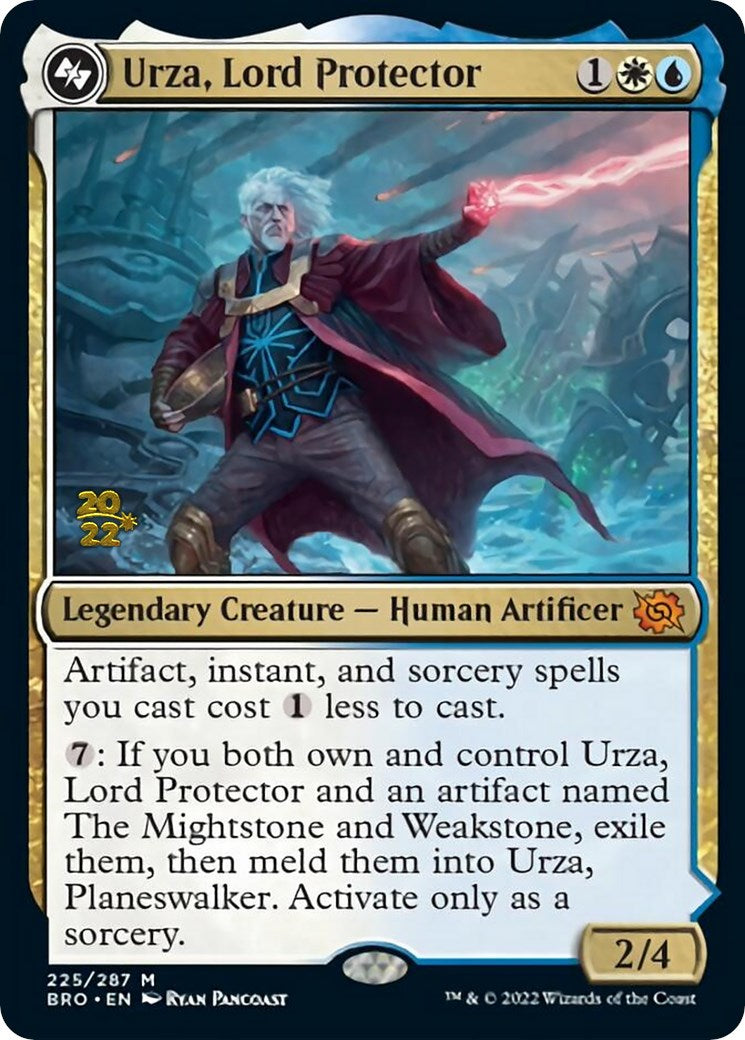 Urza, Lord Protector [The Brothers' War Prerelease Promos] | Red Riot Games CA