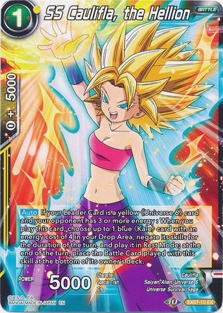 SS Caulifla, the Hellion (EX07-10) [Magnificent Collection Fusion Hero] | Red Riot Games CA