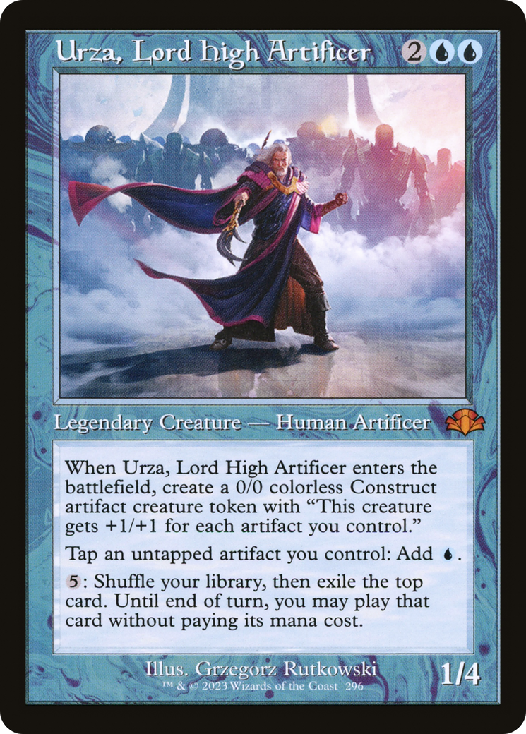 Urza, Lord High Artificer (Retro) [Dominaria Remastered] | Red Riot Games CA