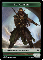 Elf Warrior // Cleric Double-Sided Token [Commander Masters Tokens] | Red Riot Games CA