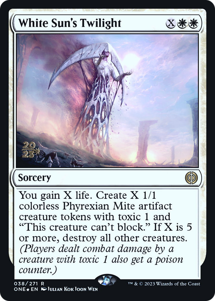 White Sun's Twilight [Phyrexia: All Will Be One Prerelease Promos] | Red Riot Games CA