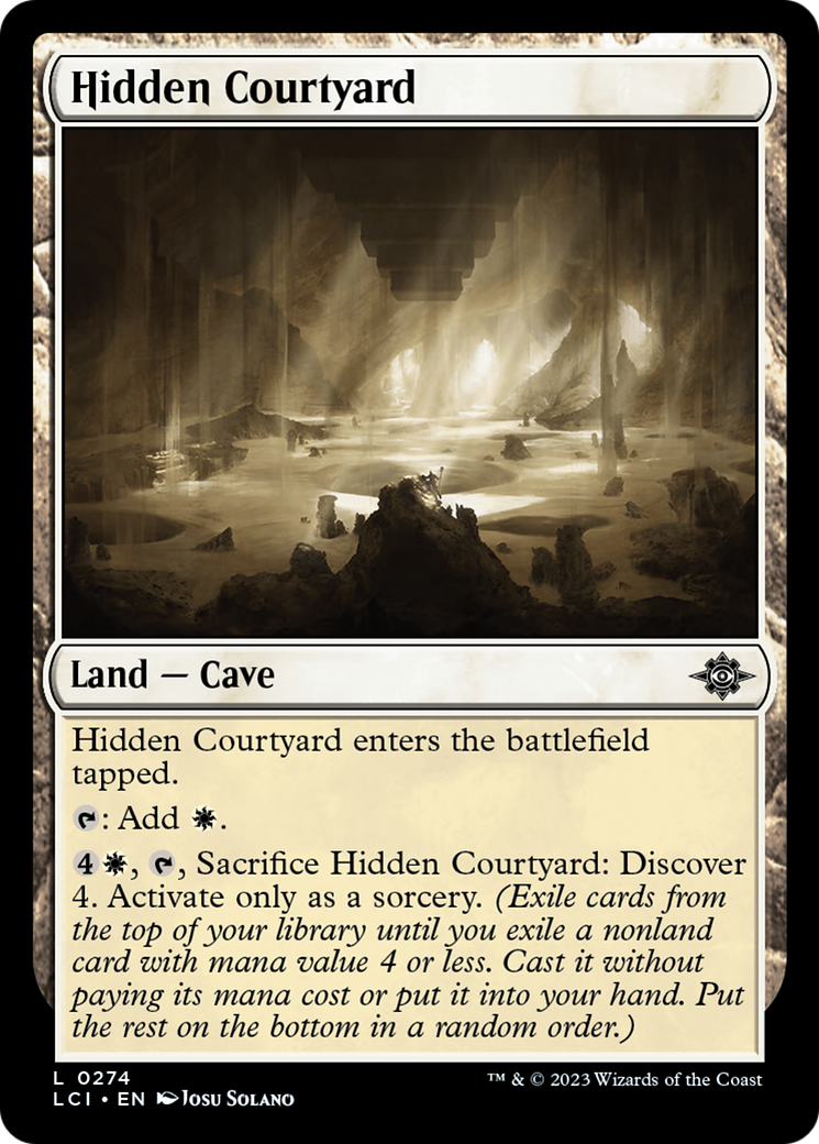Hidden Courtyard [The Lost Caverns of Ixalan] | Red Riot Games CA