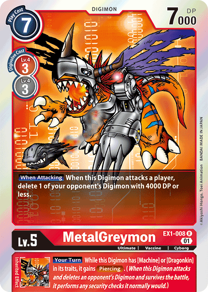 MetalGreymon [EX1-008] [Classic Collection] | Red Riot Games CA