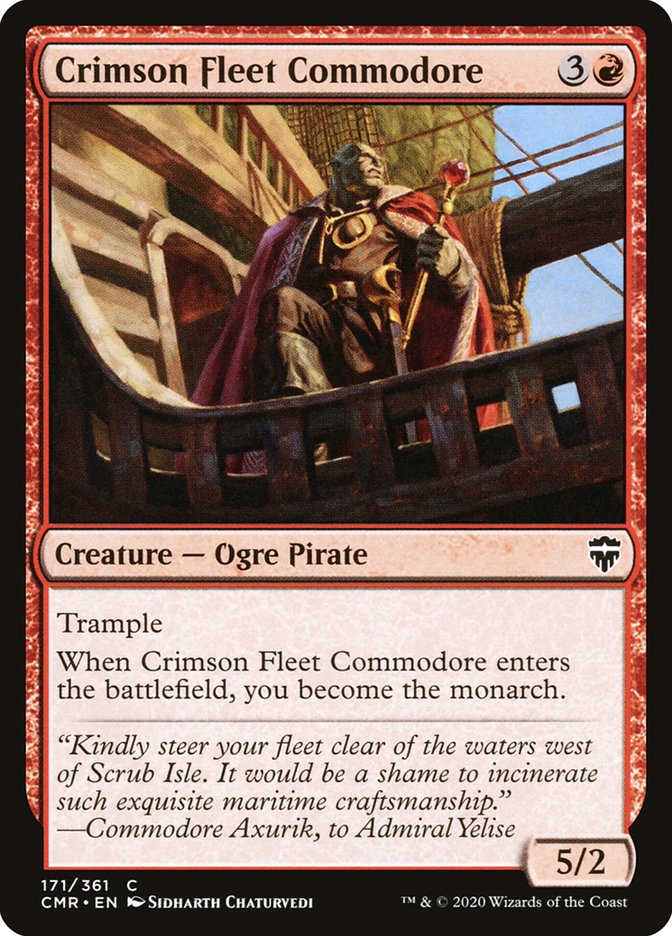 Crimson Fleet Commodore [Commander Legends] | Red Riot Games CA