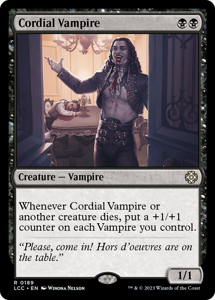 Cordial Vampire [The Lost Caverns of Ixalan Commander] | Red Riot Games CA