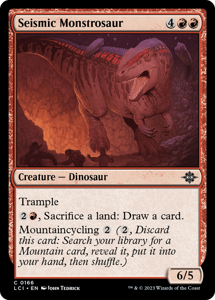 Seismic Monstrosaur [The Lost Caverns of Ixalan] | Red Riot Games CA