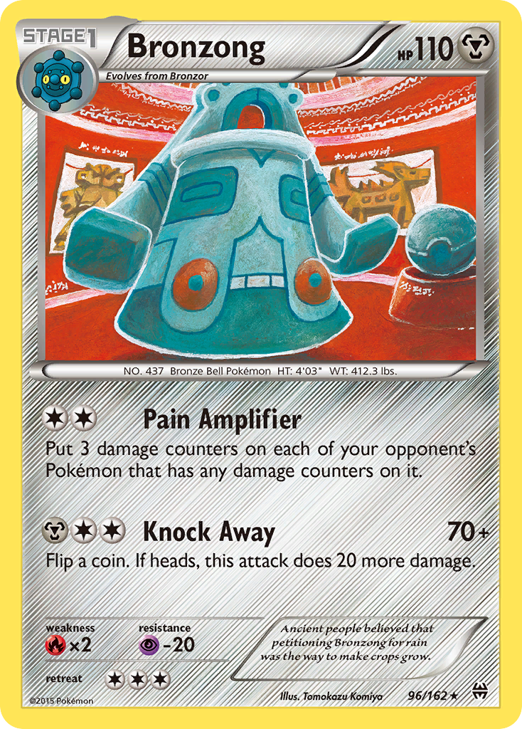 Bronzong (96/162) [XY: BREAKthrough] | Red Riot Games CA