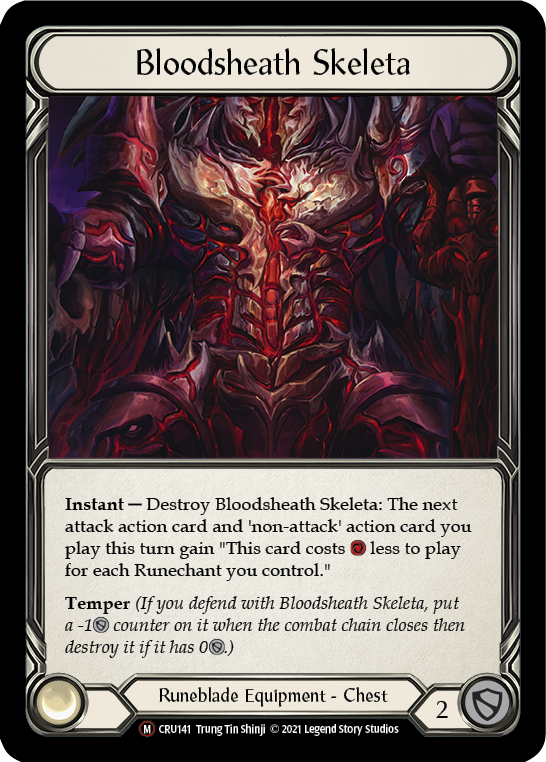 Bloodsheath Skeleta [U-CRU141] (Crucible of War Unlimited)  Unlimited Normal | Red Riot Games CA