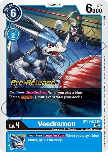 Veedramon [BT11-027] [Dimensional Phase Pre-Release Promos] | Red Riot Games CA