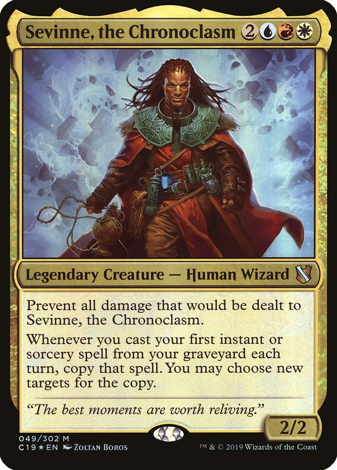 Sevinne, the Chronoclasm (Oversized) [Commander 2019 Oversized] | Red Riot Games CA