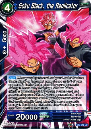 Goku Black, the Replicator (BT7-042) [Assault of the Saiyans] | Red Riot Games CA