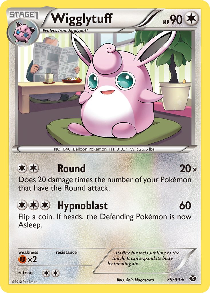 Wigglytuff (79/99) (Cosmos Holo) (Blister Exclusive) [Black & White: Next Destinies] | Red Riot Games CA