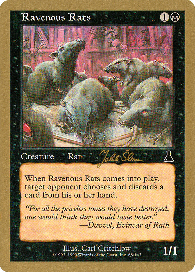 Ravenous Rats (Jakub Slemr) [World Championship Decks 1999] | Red Riot Games CA