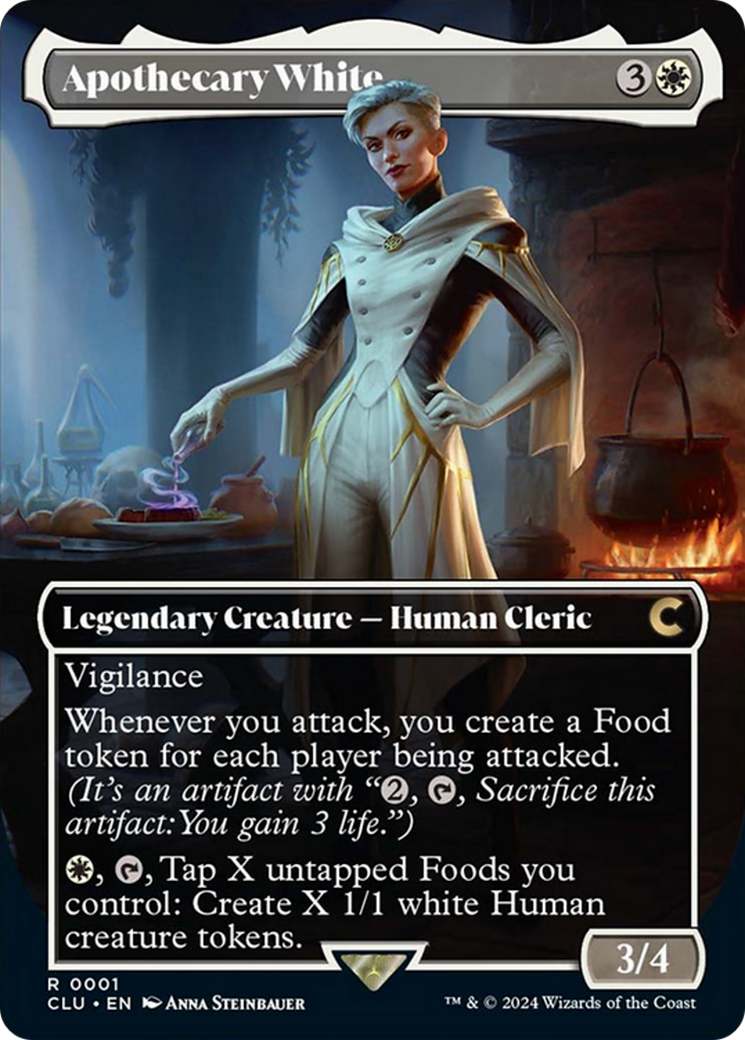 Apothecary White (Borderless) [Ravnica: Clue Edition] | Red Riot Games CA