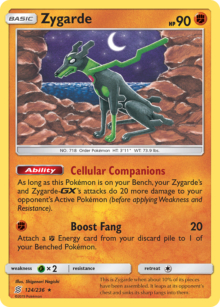 Zygarde (124/236) [Sun & Moon: Unified Minds] | Red Riot Games CA