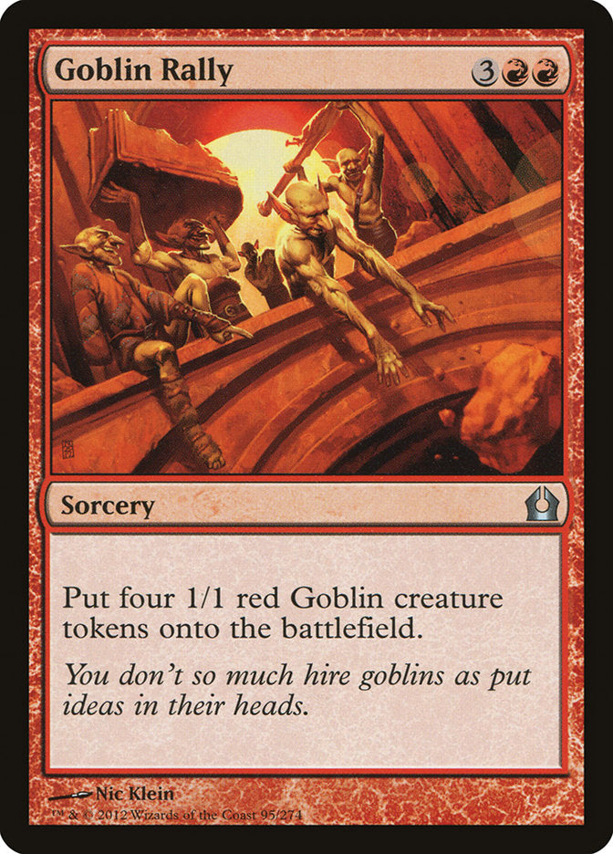 Goblin Rally [Return to Ravnica] | Red Riot Games CA