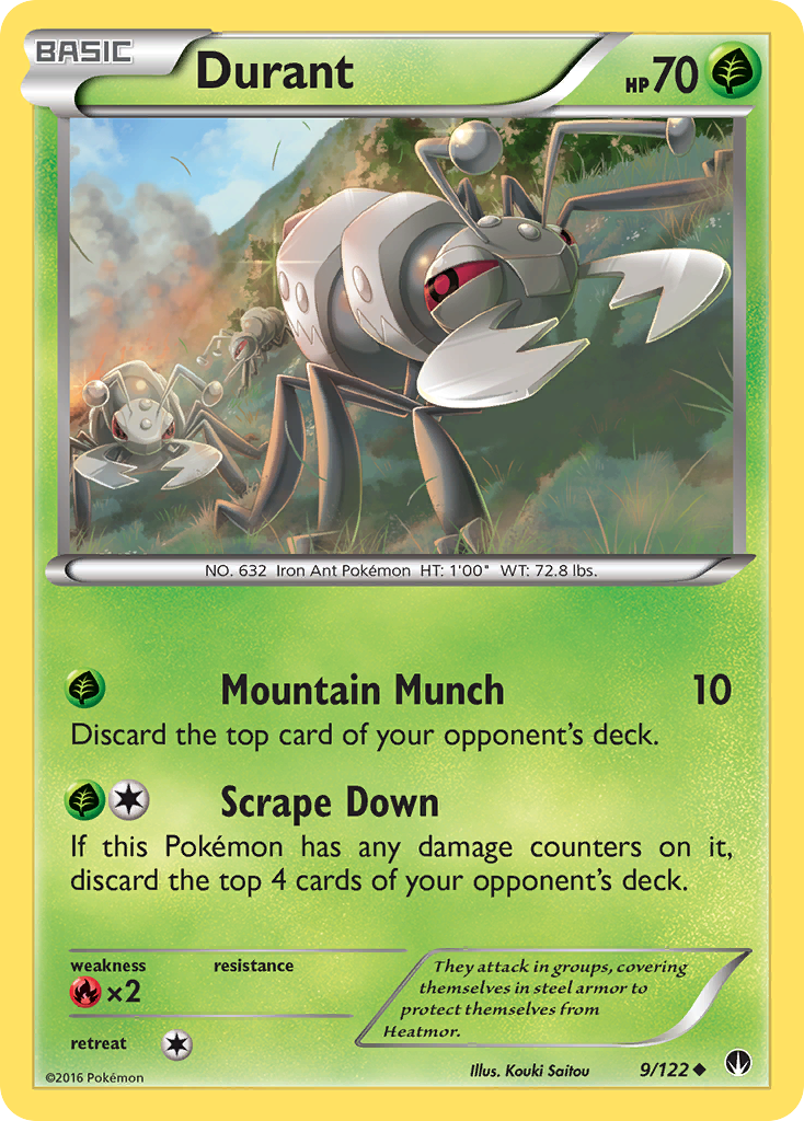 Durant (9/122) [XY: BREAKpoint] | Red Riot Games CA