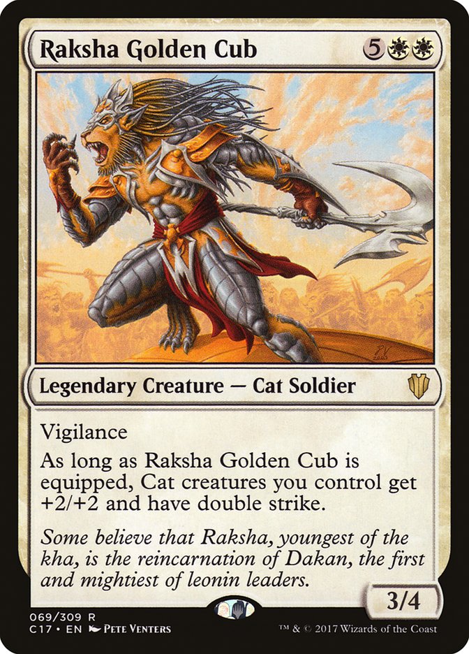 Raksha Golden Cub [Commander 2017] | Red Riot Games CA