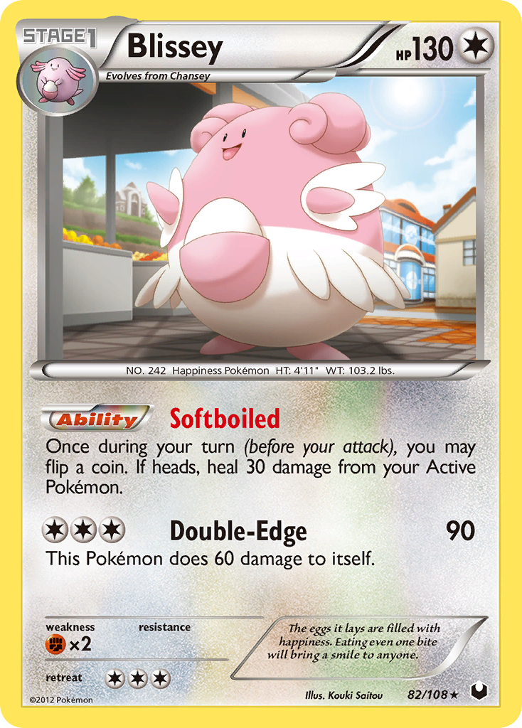 Blissey (82/108) [Black & White: Dark Explorers] | Red Riot Games CA