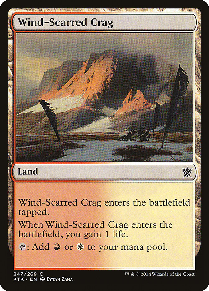 Wind-Scarred Crag [Khans of Tarkir] | Red Riot Games CA