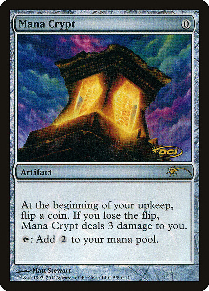 Mana Crypt [Judge Gift Cards 2011] | Red Riot Games CA