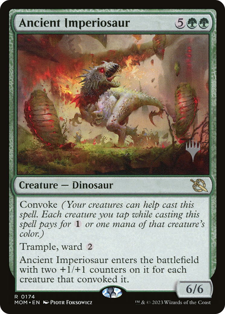 Ancient Imperiosaur (Promo Pack) [March of the Machine Promos] | Red Riot Games CA