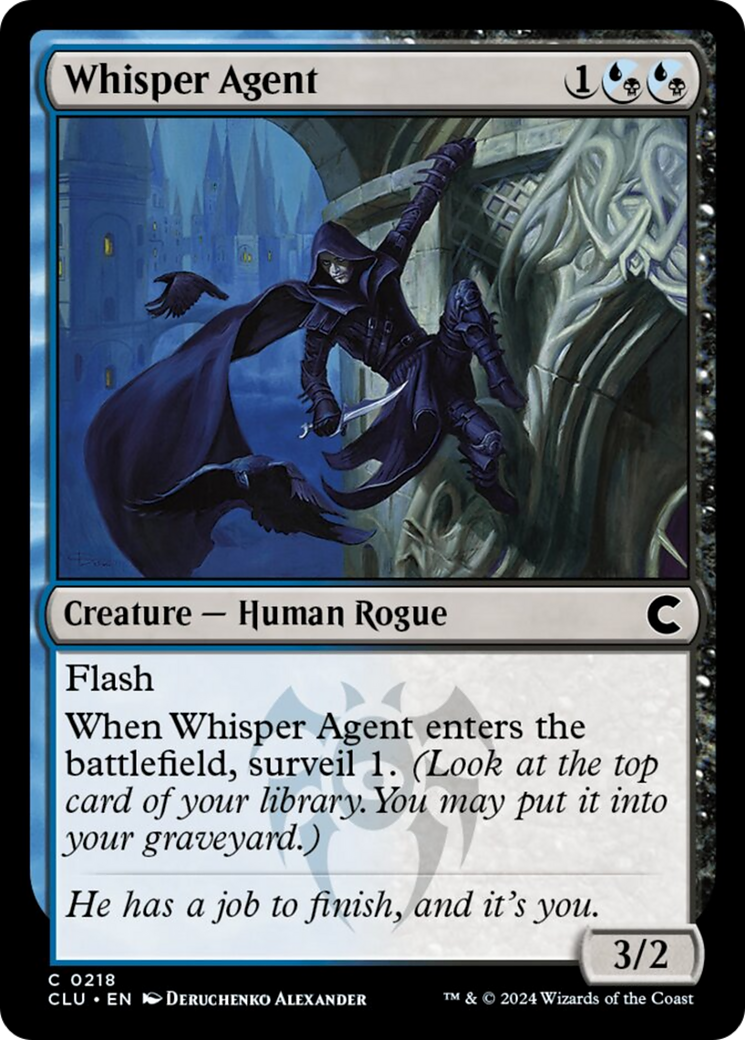 Whisper Agent [Ravnica: Clue Edition] | Red Riot Games CA