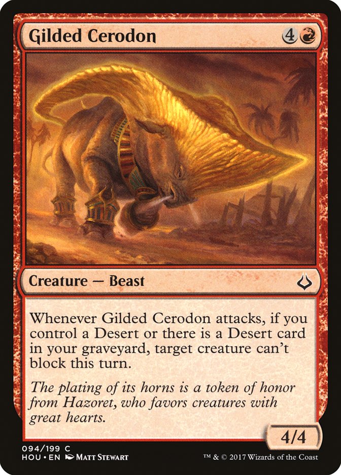 Gilded Cerodon [Hour of Devastation] | Red Riot Games CA