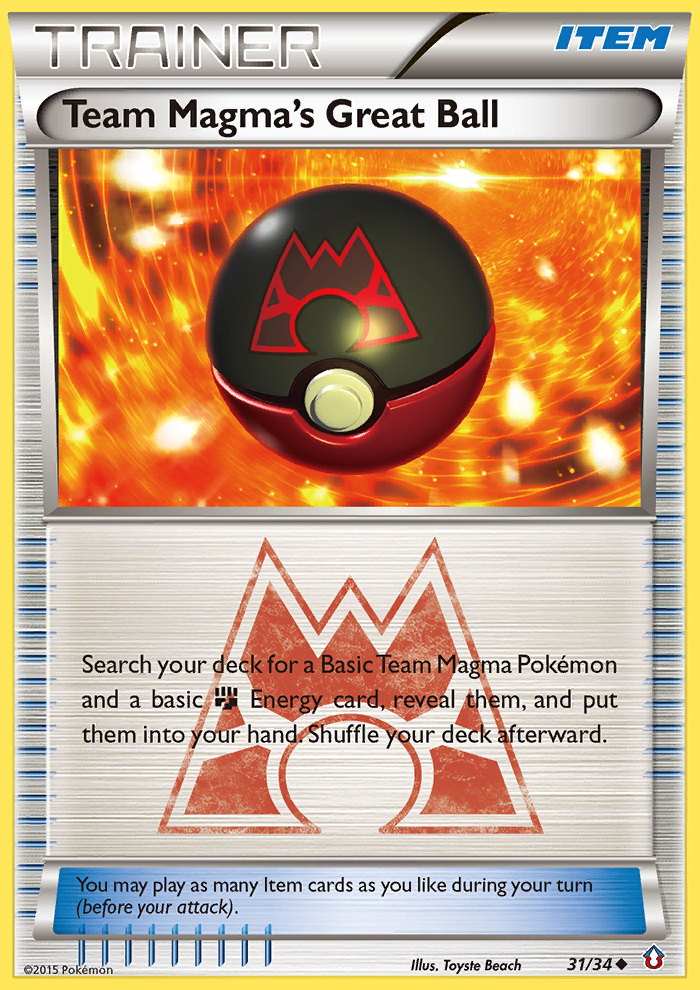 Team Magma's Great Ball (31/34) [XY: Double Crisis] | Red Riot Games CA
