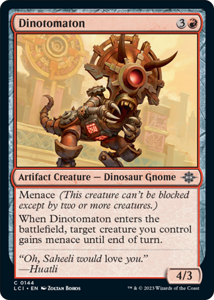 Dinotomaton [The Lost Caverns of Ixalan] | Red Riot Games CA